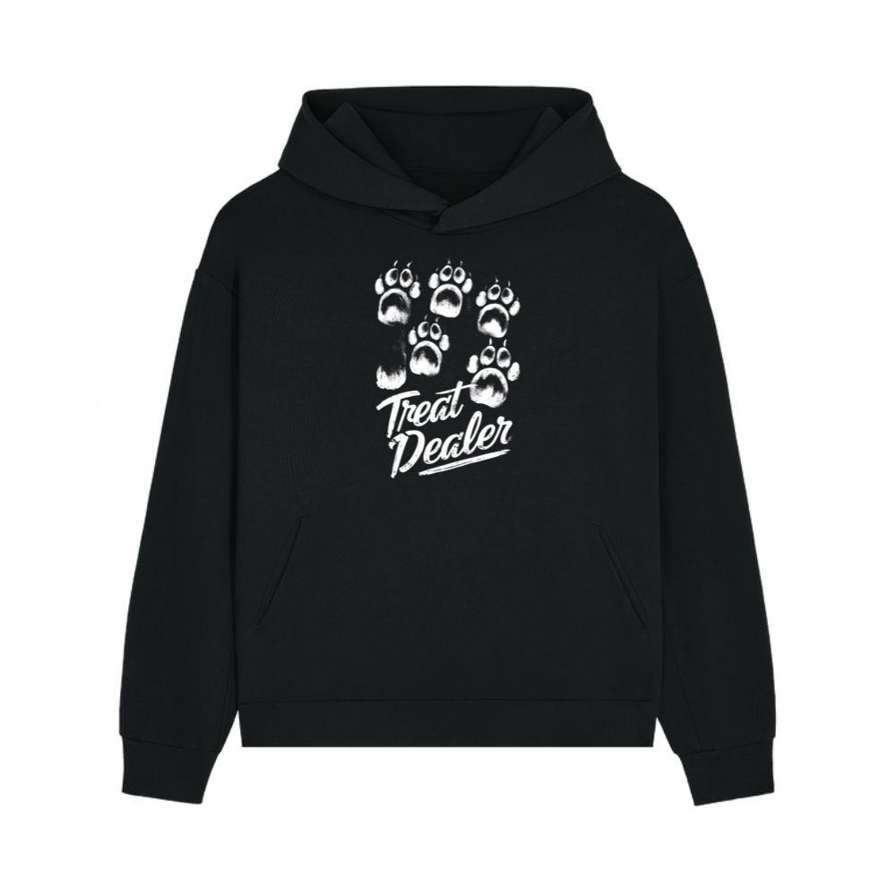 Treat Dealer Dog Paw Prints Funny Halloween Pet Design Hoodie