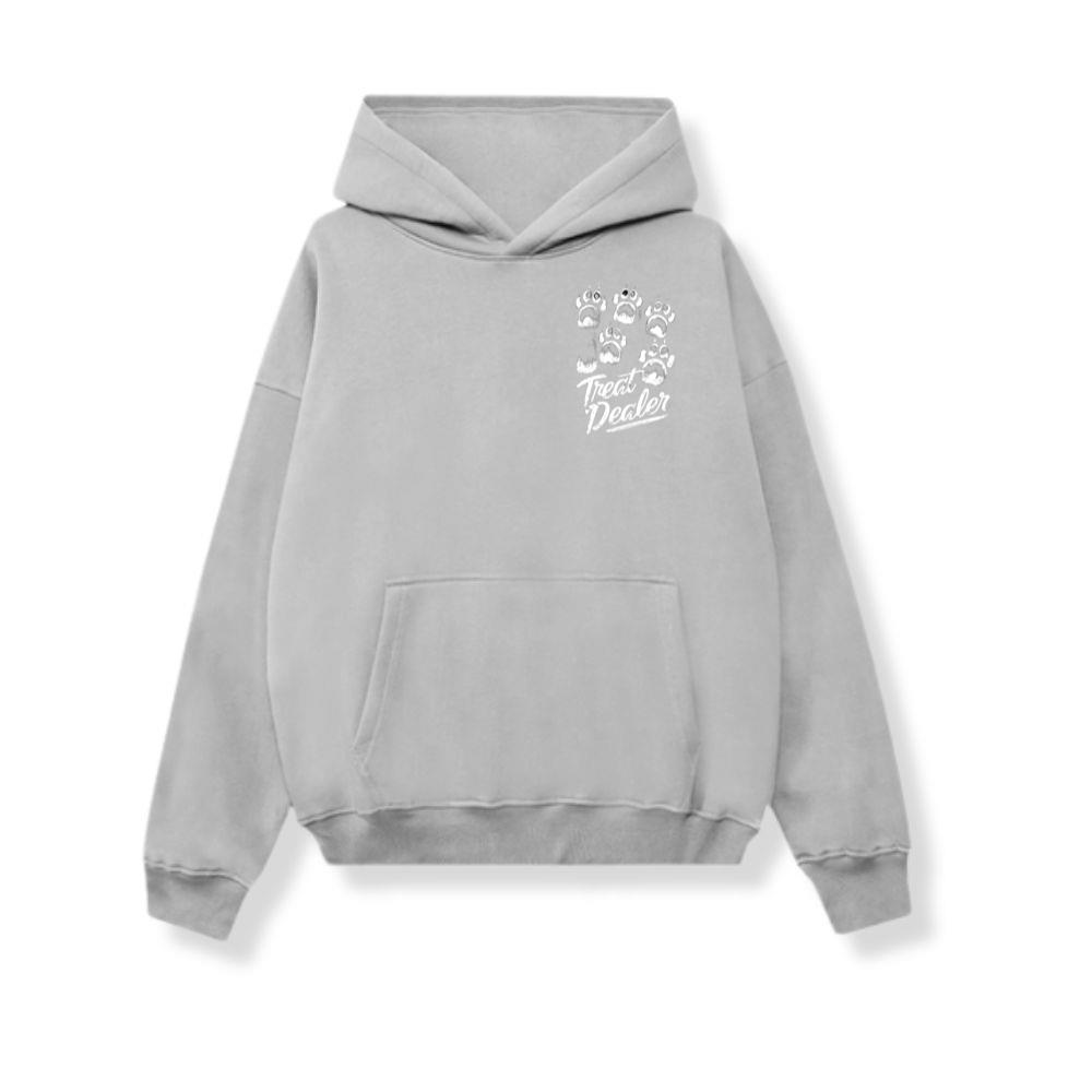 Treat Dealer Dog Paw Prints Funny Halloween Pet Design Hoodie