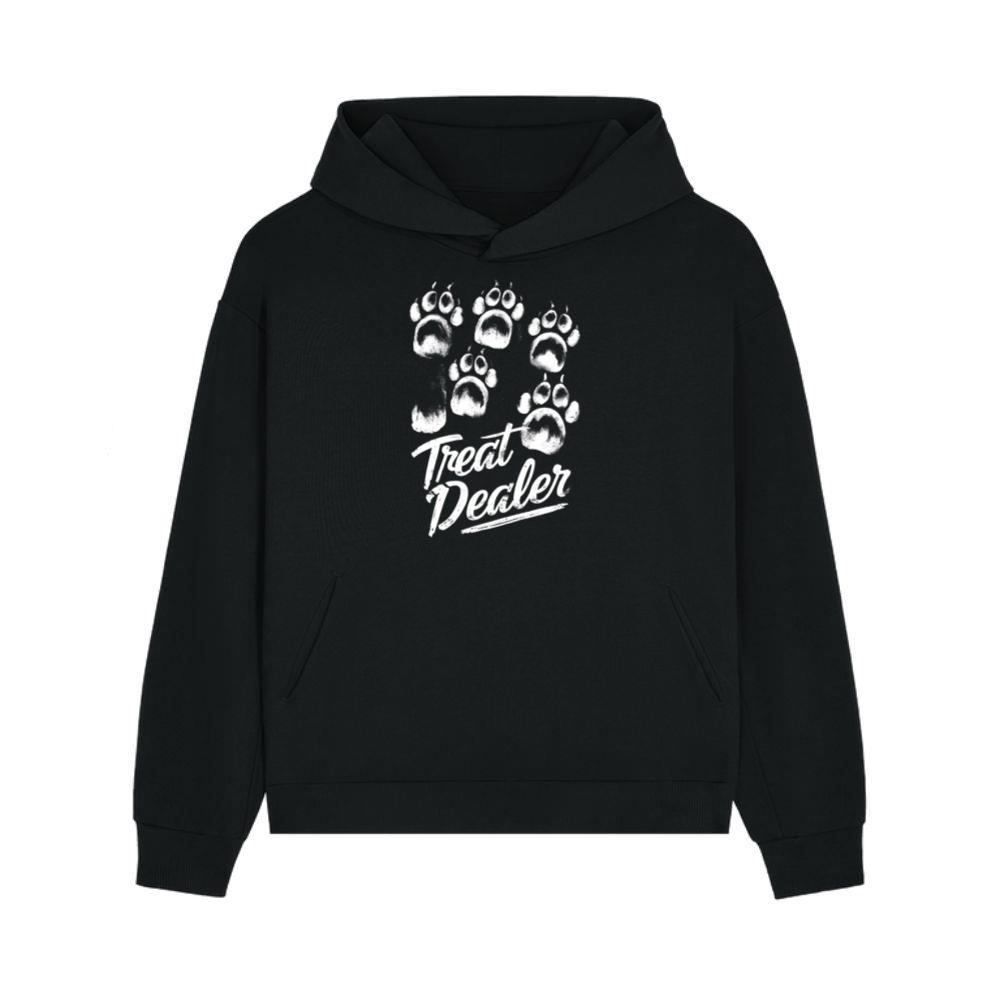Treat Dealer Dog Paw Prints Funny Halloween Pet Design Hoodies