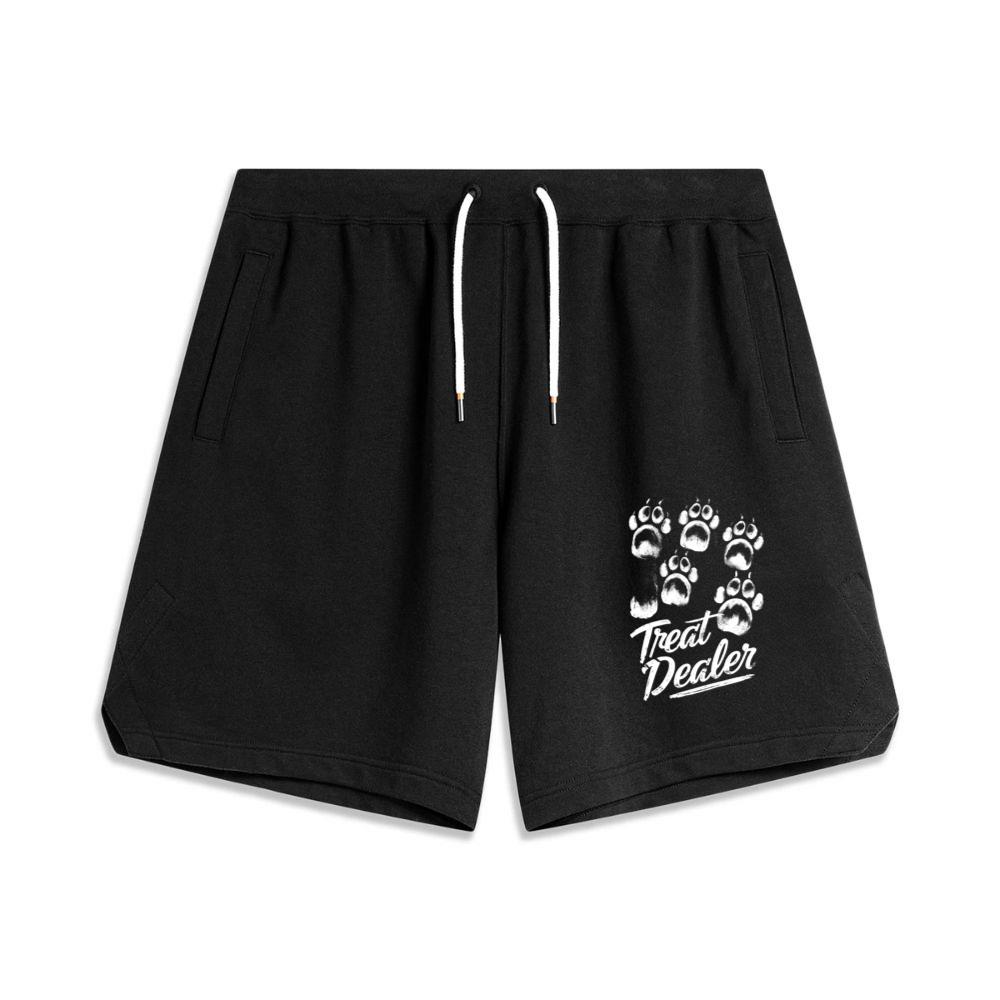 Treat Dealer Dog Paw Prints Funny Halloween Pet Design Short