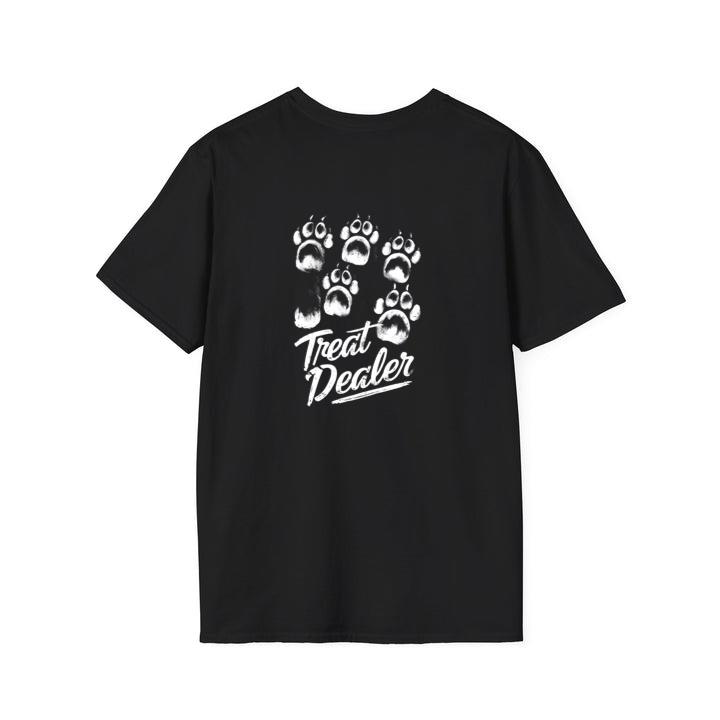 Treat Dealer Dog Paw Prints Funny Halloween Pet Design T-Shirt