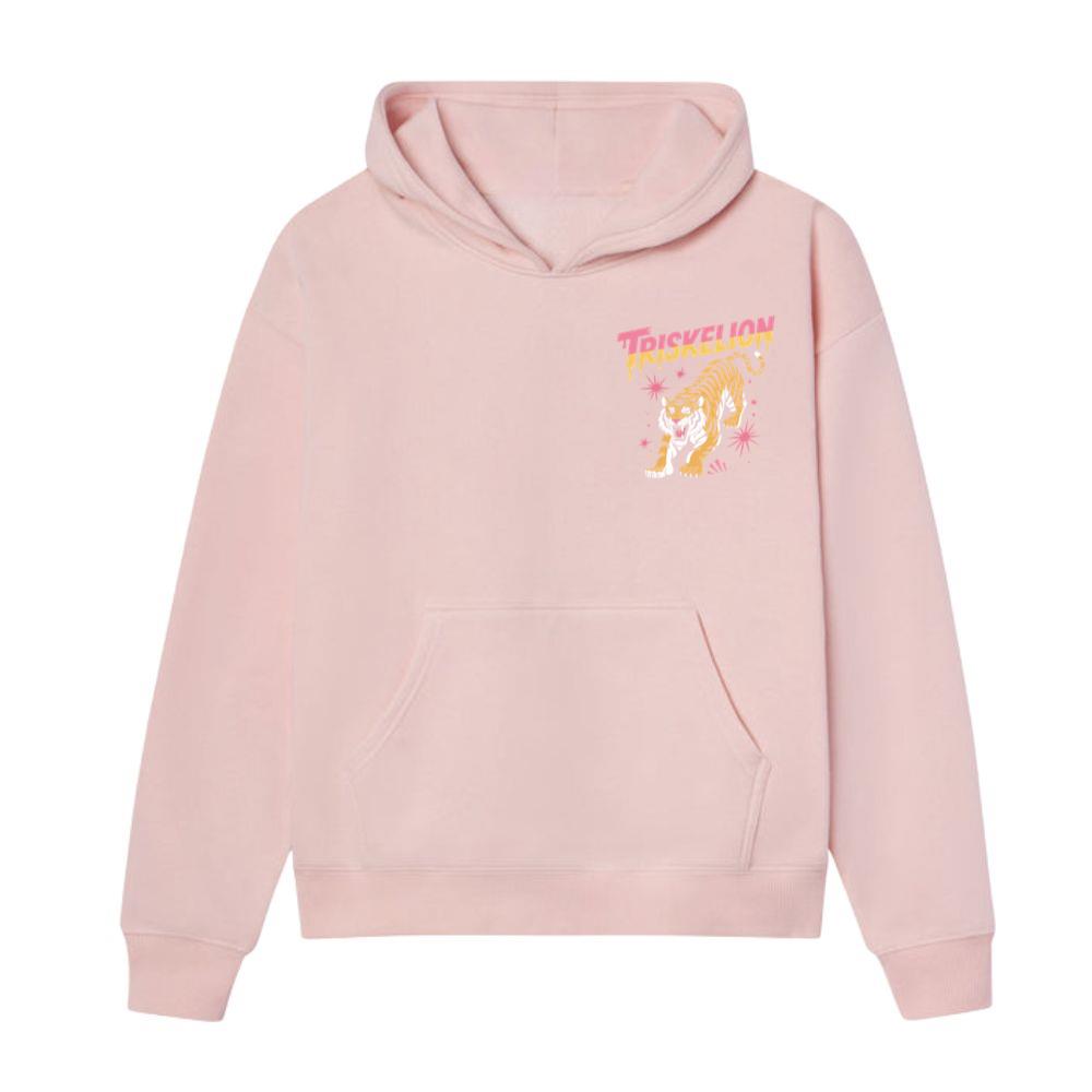 Triskelion Tiger Retro Streetwear Graphic Hoodie