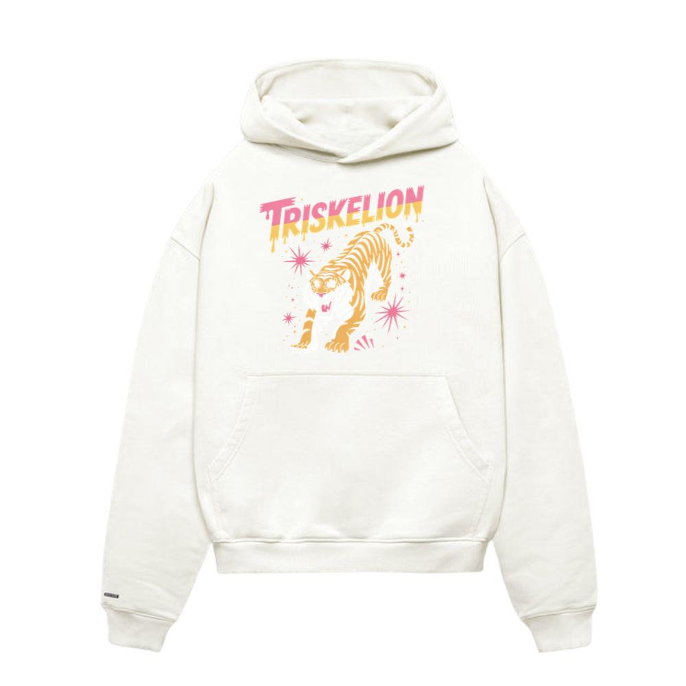 Triskelion Tiger Retro Streetwear Graphic Hoodies