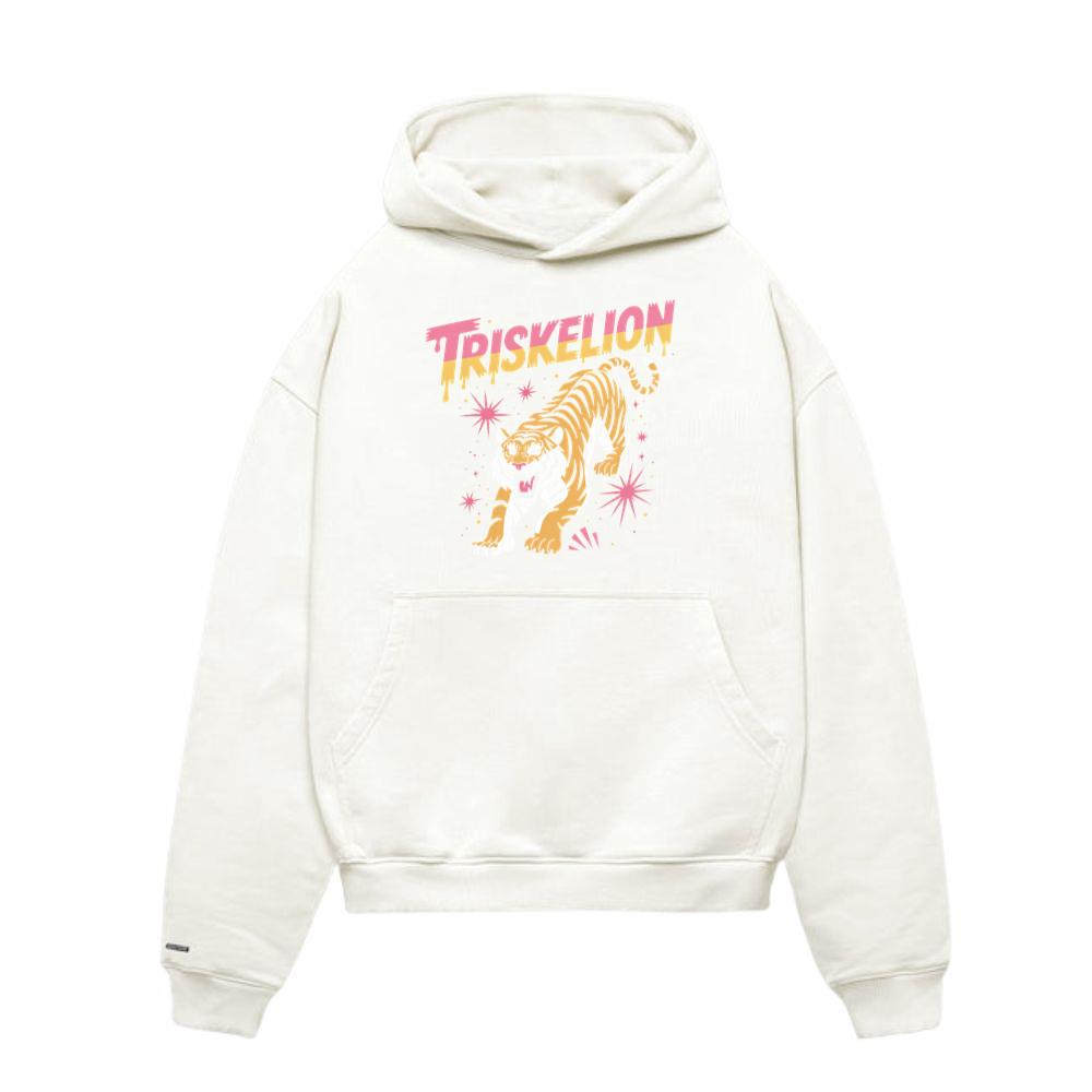 Triskelion Tiger Retro Streetwear Graphic Hoodies