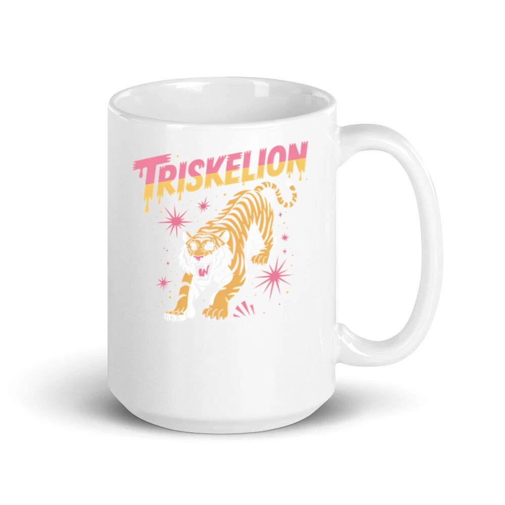 Triskelion Tiger Retro Streetwear Graphic Mug