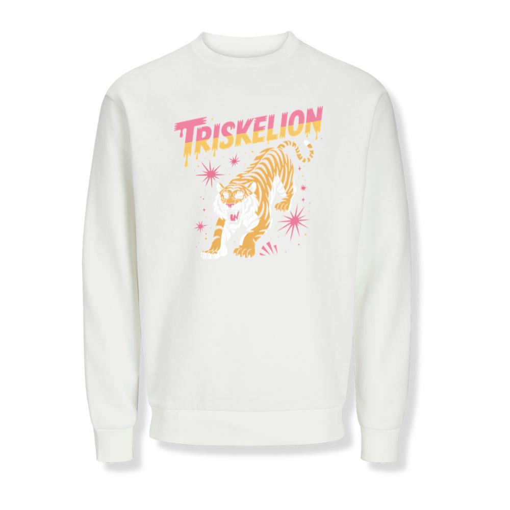 Triskelion Tiger Retro Streetwear Graphic Sweatshirts