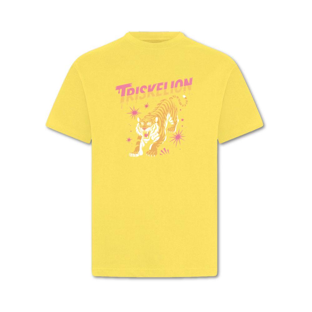 Triskelion Tiger Retro Streetwear Graphic T-Shirt