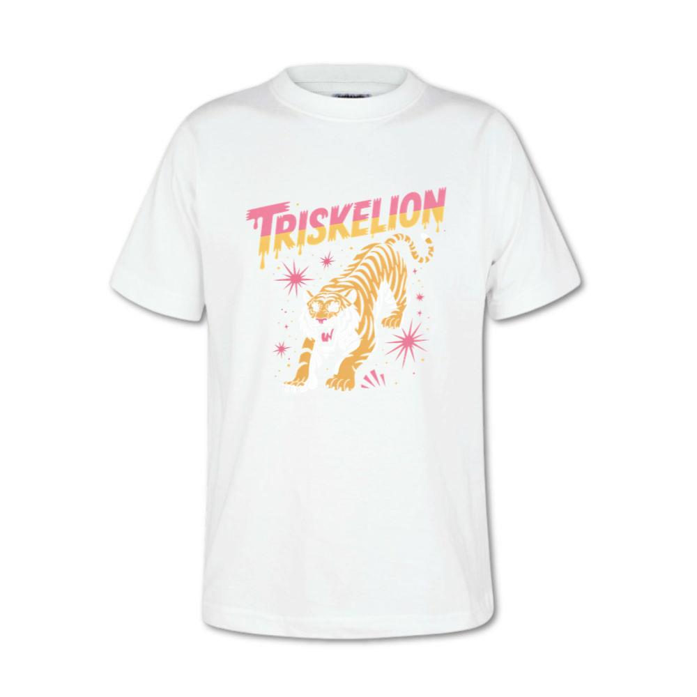Triskelion Tiger Retro Streetwear Graphic T-Shirt