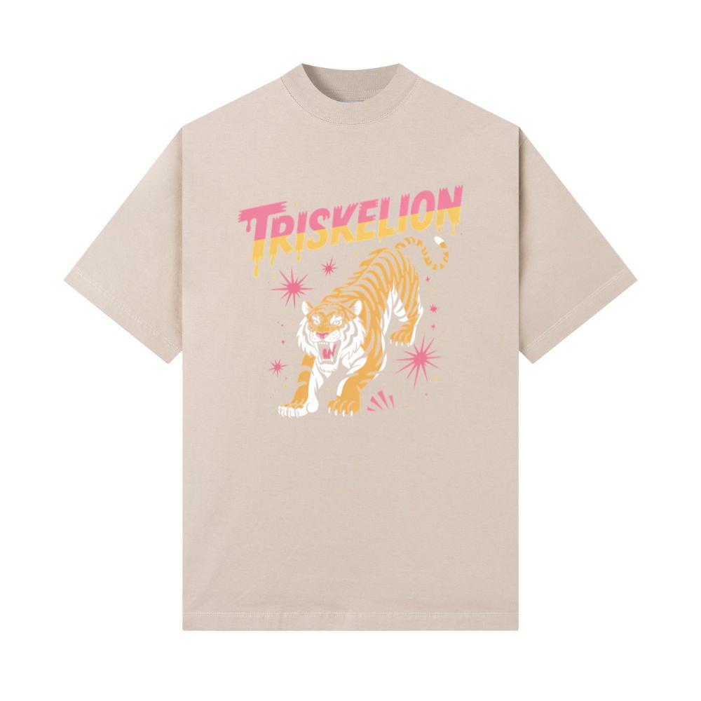 Triskelion Tiger Retro Streetwear Graphic T-Shirts - Image 3