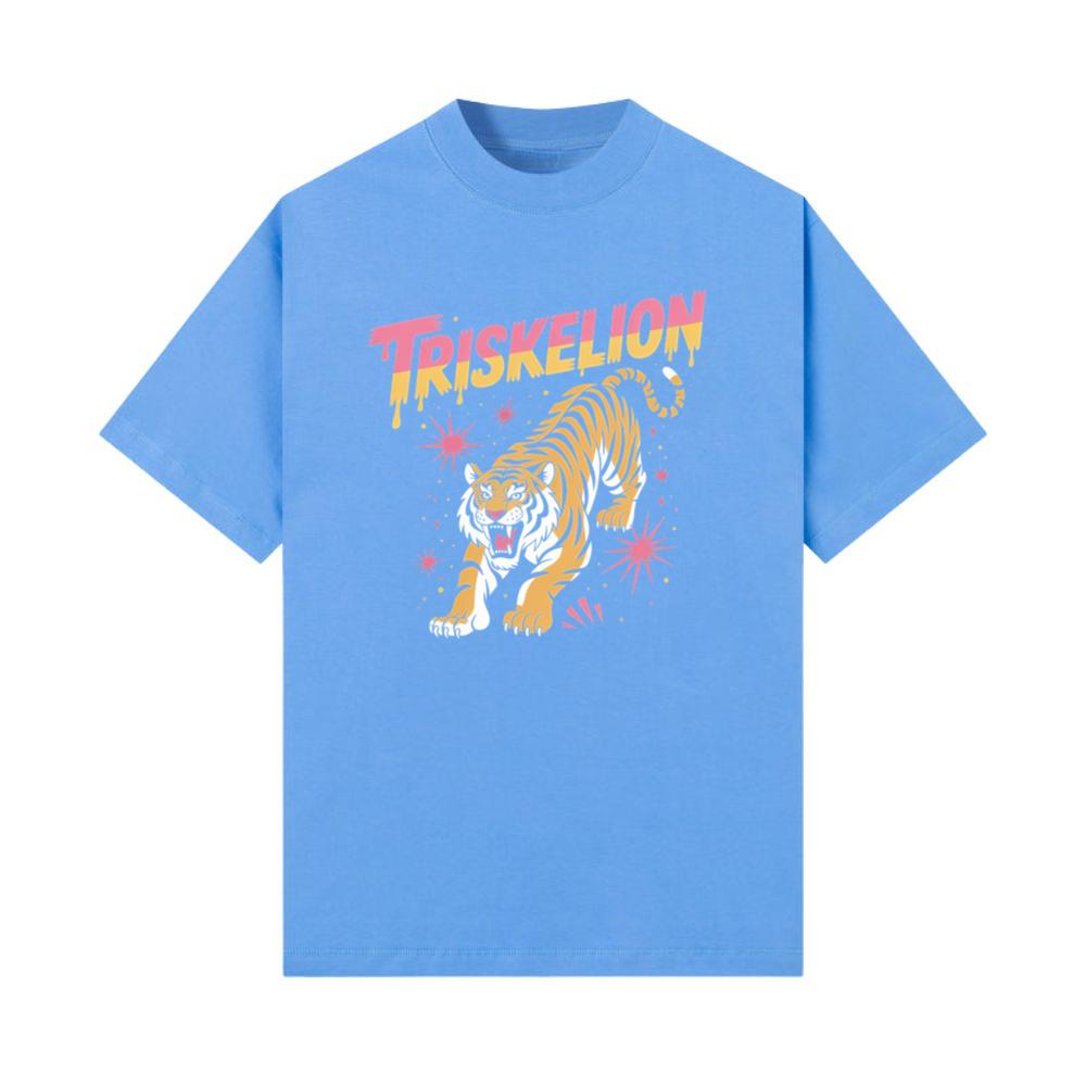 Triskelion Tiger Retro Streetwear Graphic T-Shirts