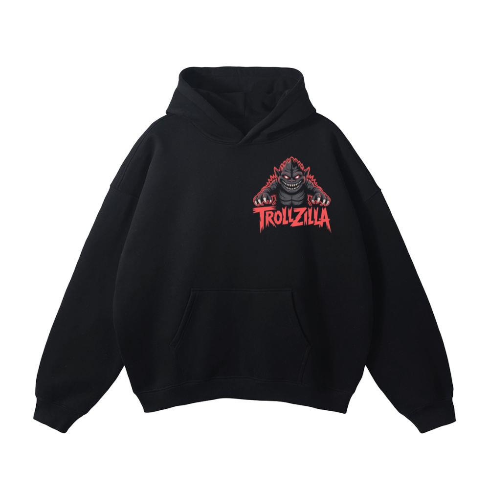 Trollzilla Monster Cartoon Horror Design Hoodie
