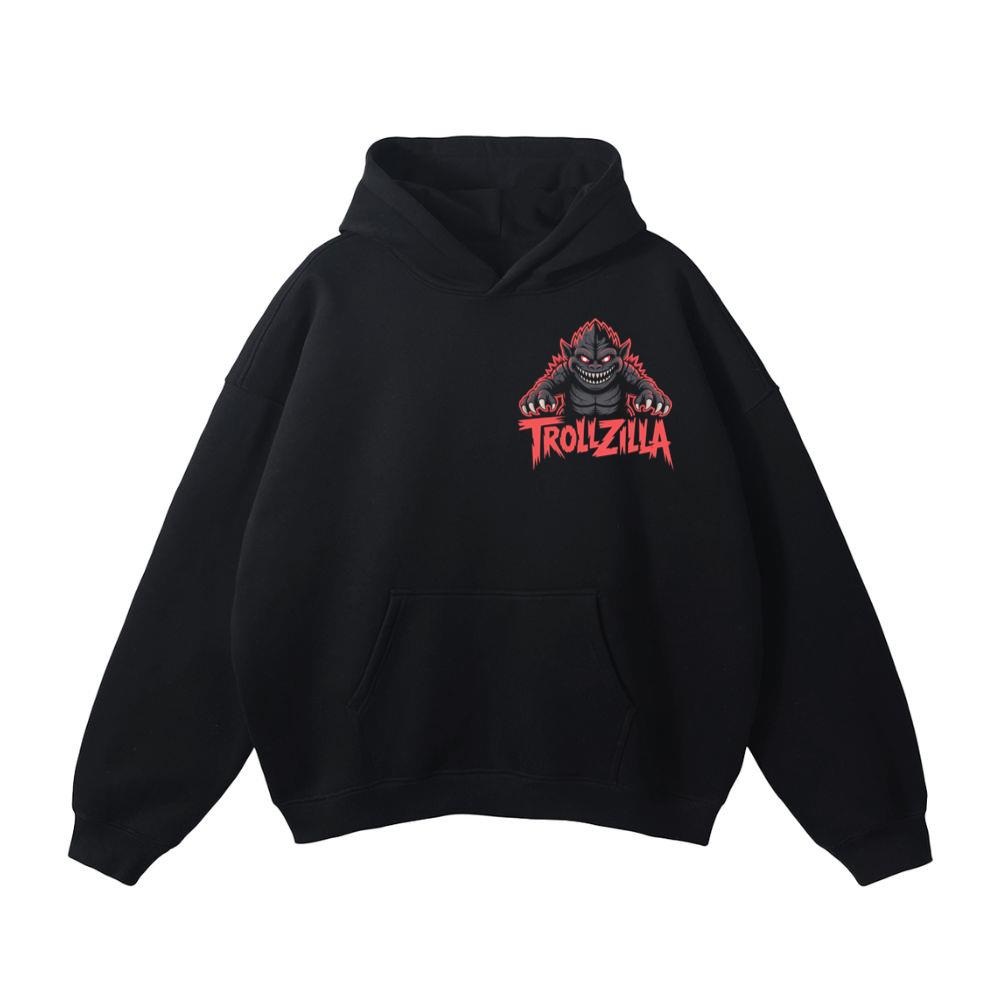 Trollzilla Monster Cartoon Horror Design Hoodie