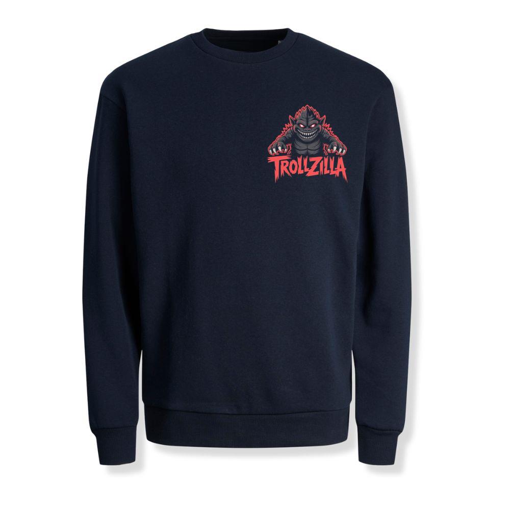 Trollzilla Monster Cartoon Horror Design Sweatshirts