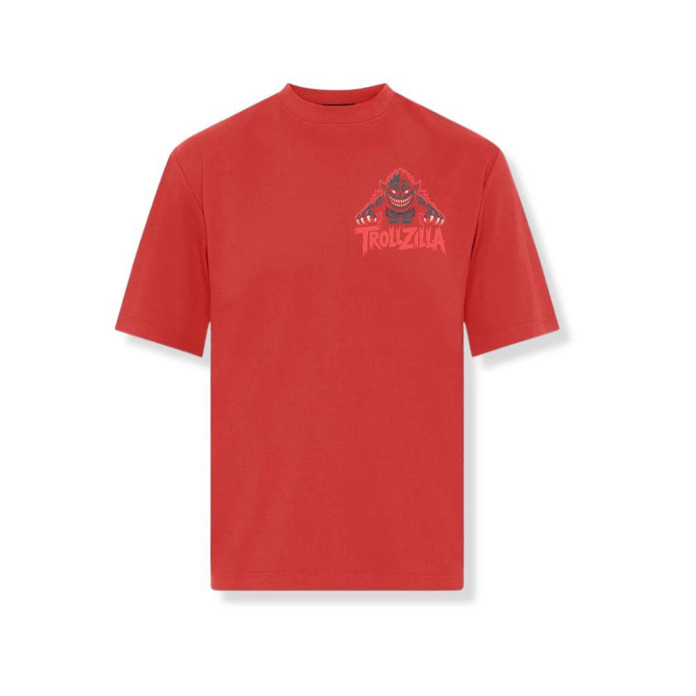 Trollzilla Monster Cartoon Horror Design T-Shirt - Image 3