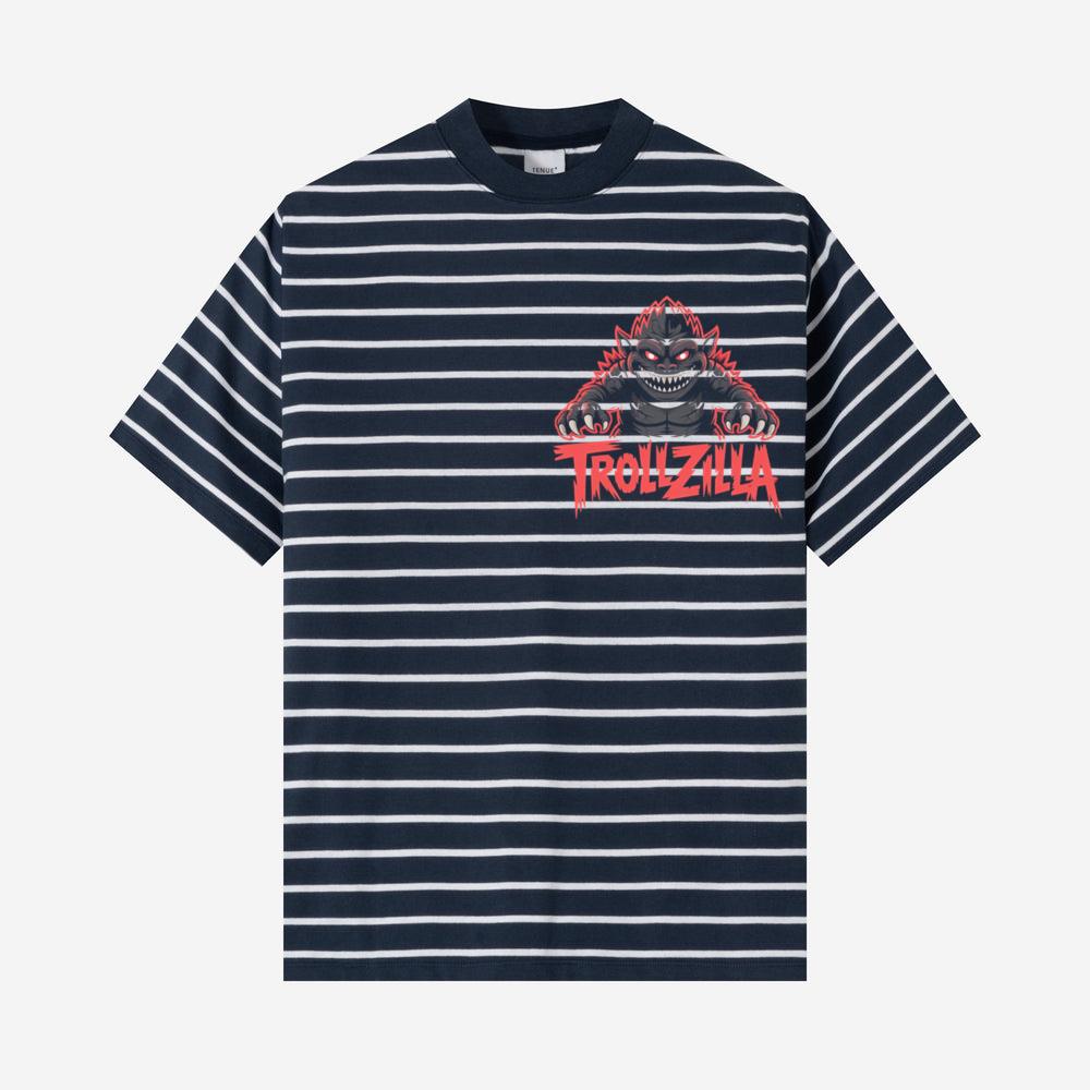 Trollzilla Monster Cartoon Horror Design T-Shirt