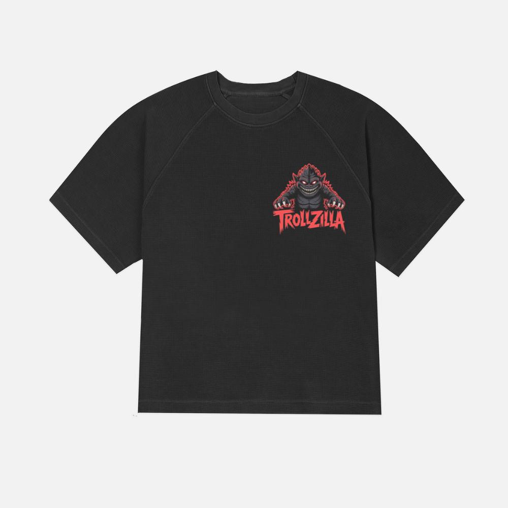 Trollzilla Monster Cartoon Horror Design T-Shirt