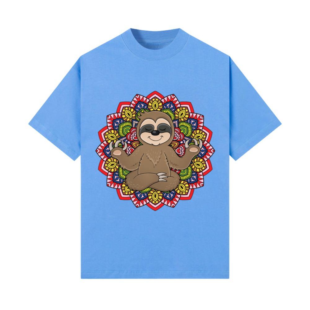 Tropic Animal Lover Zoo Animal Gift Mandala Sloth T-Shirt