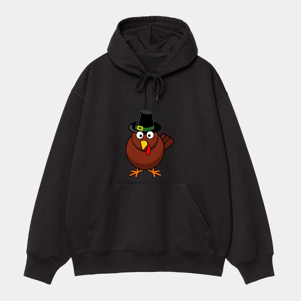Turkey with a Hat Hoodie
