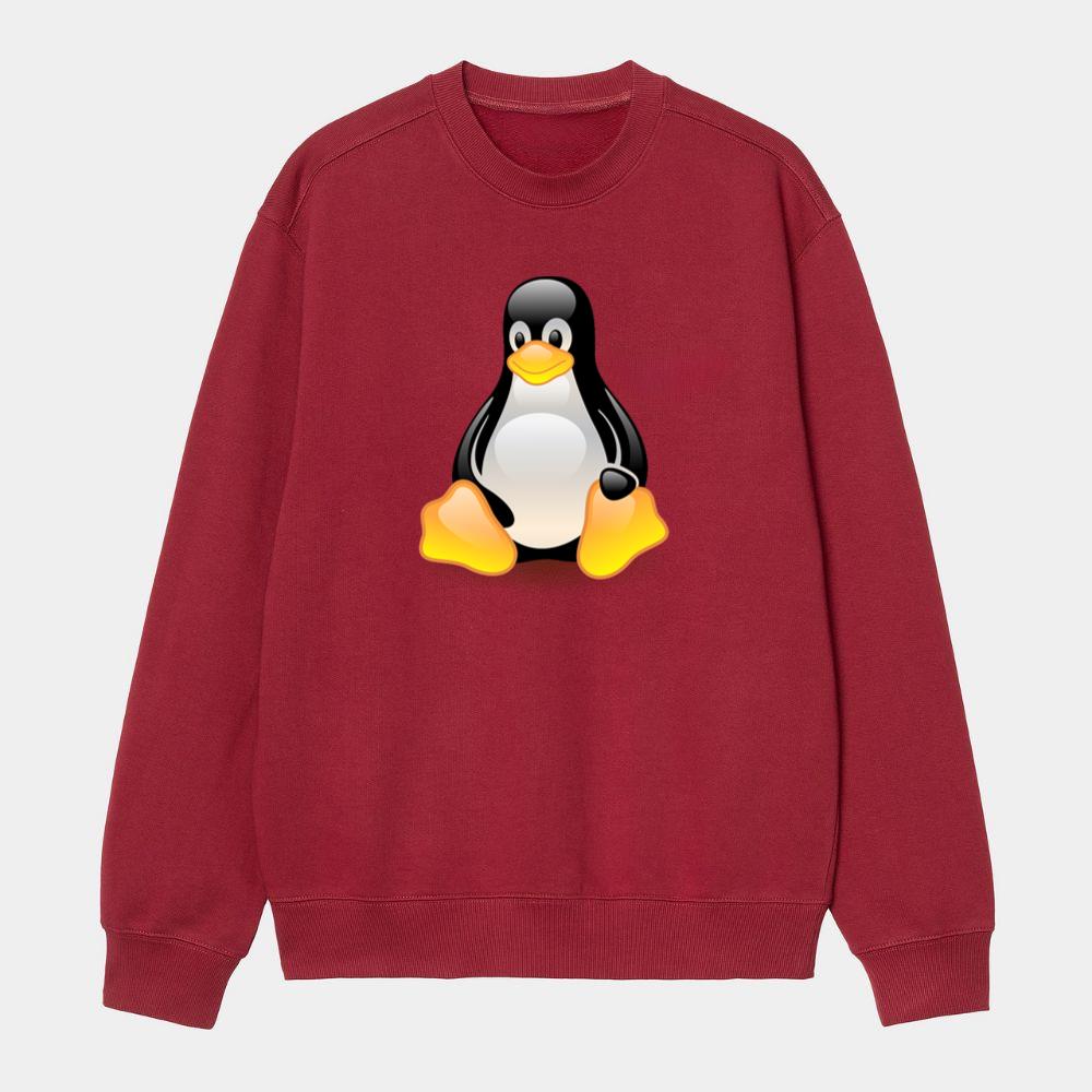 Tux the Penguin Sitting Sweatshirt