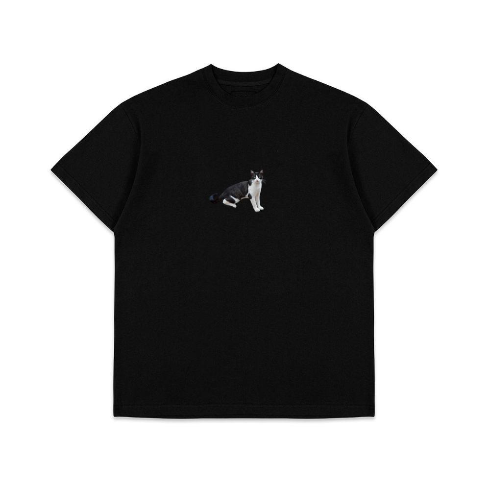 Tuxedo Cat with Green Eyes T-Shirts