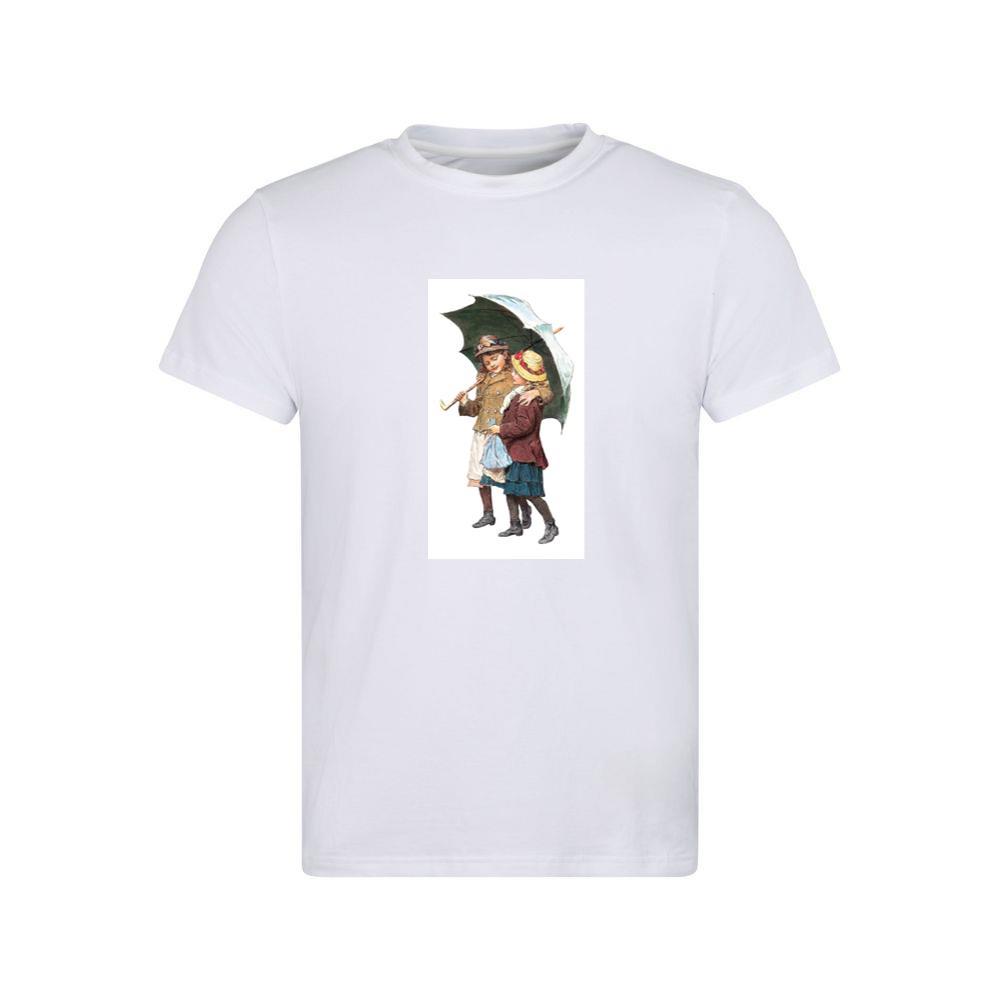 Two Girls with Umbrella T-Shirts
