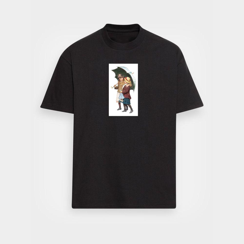 Two Girls with Umbrella T-Shirts