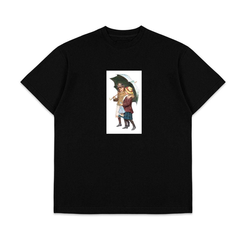 Two Girls with Umbrella T-Shirts