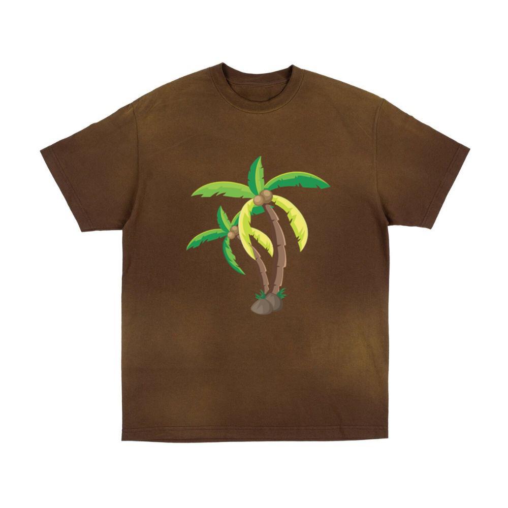 Two Swaying Cartoon Palm Trees T-Shirts