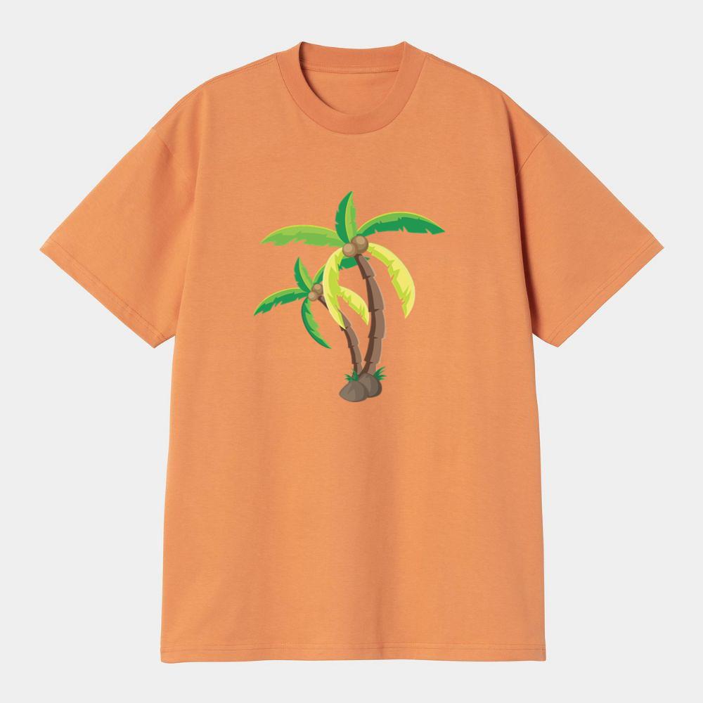 Two Swaying Cartoon Palm Trees T-Shirts
