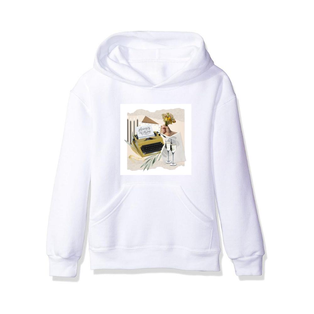 Typewriter Birthday Art Hoodies