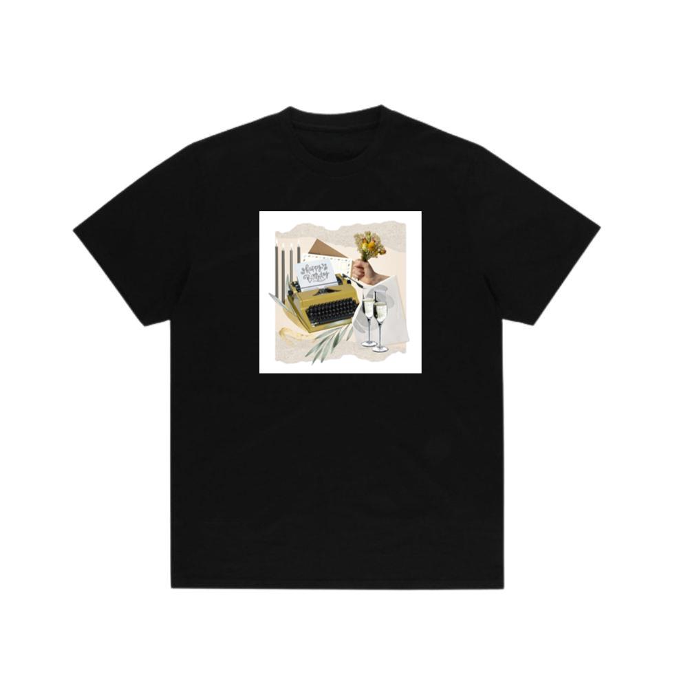 Typewriter Birthday Art T-Shirts