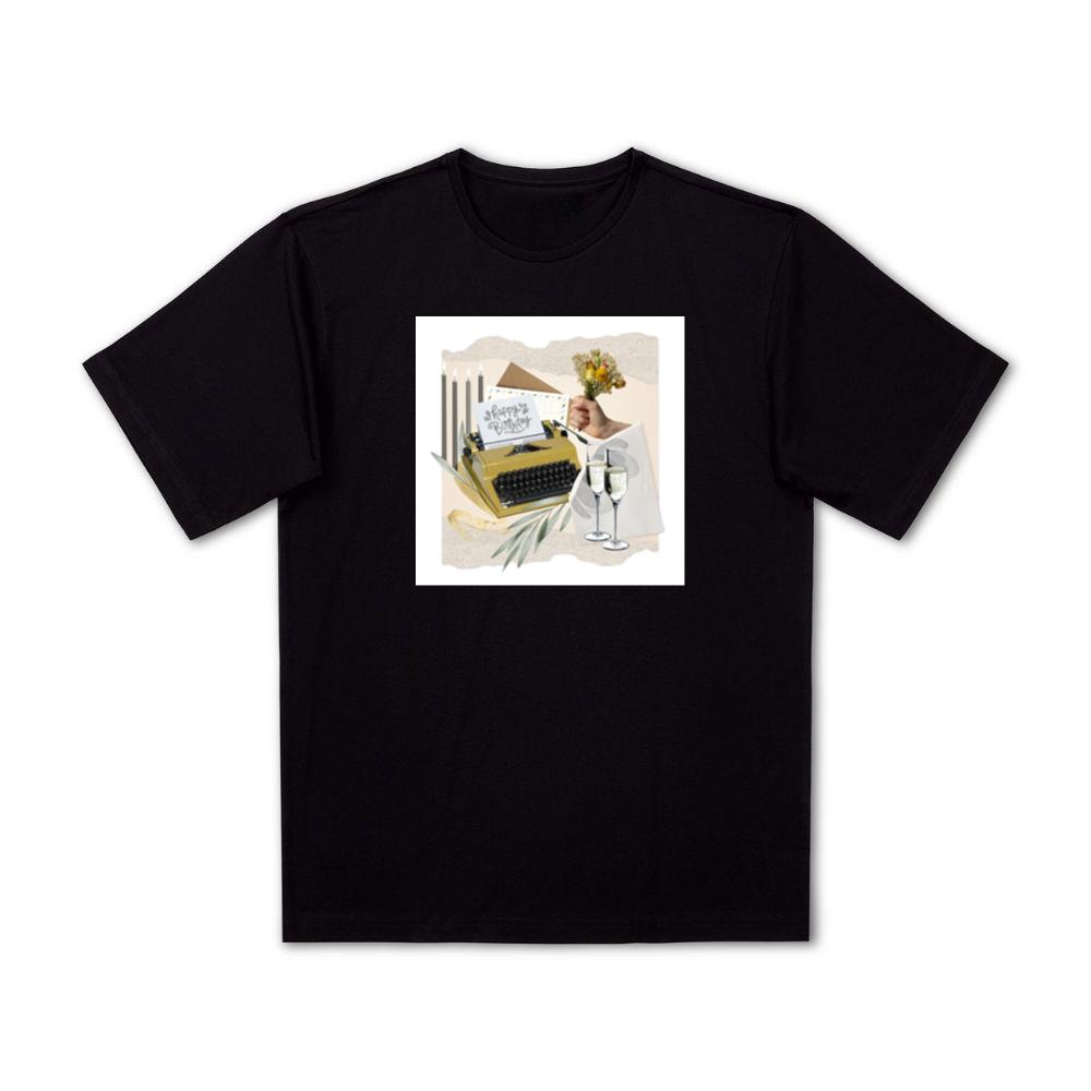 Typewriter Birthday Art T-Shirts