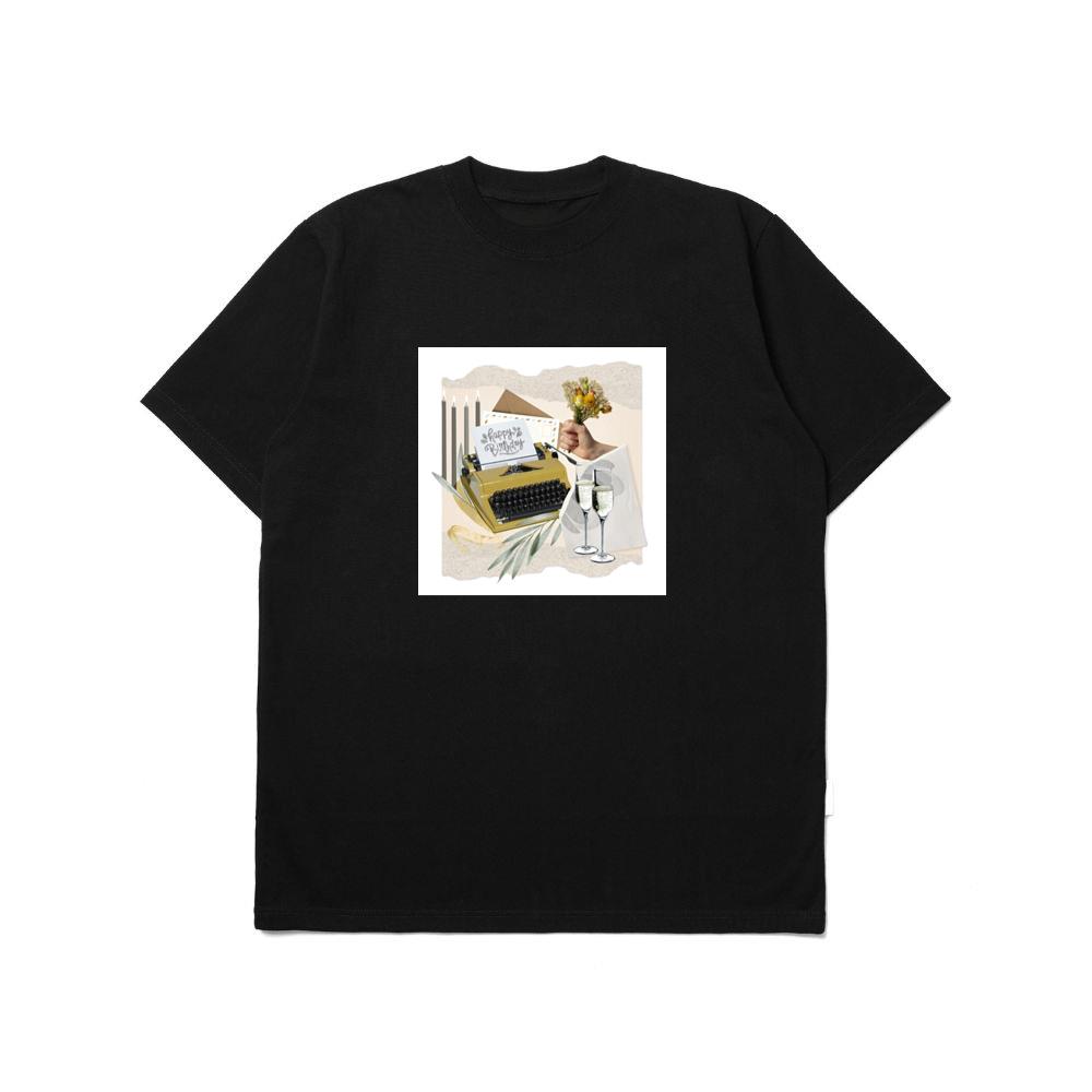 Typewriter Birthday Art T-Shirts