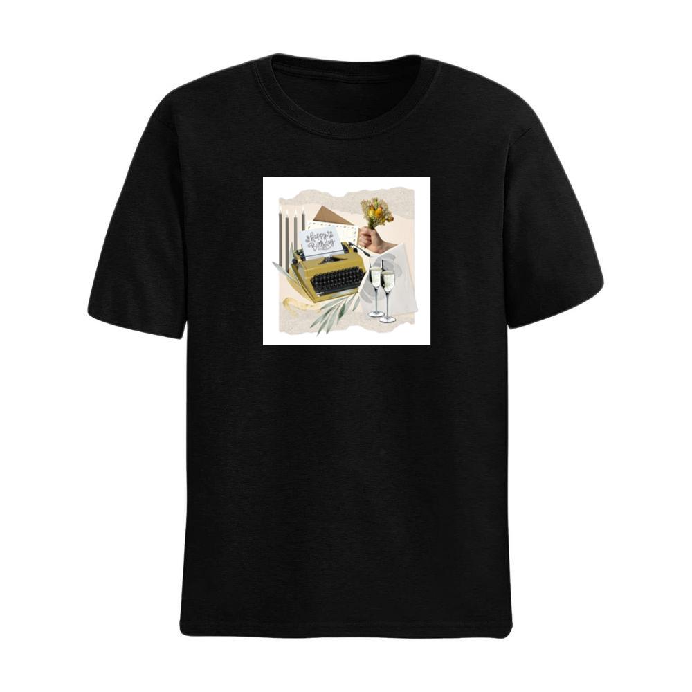 Typewriter Birthday Art T-Shirts