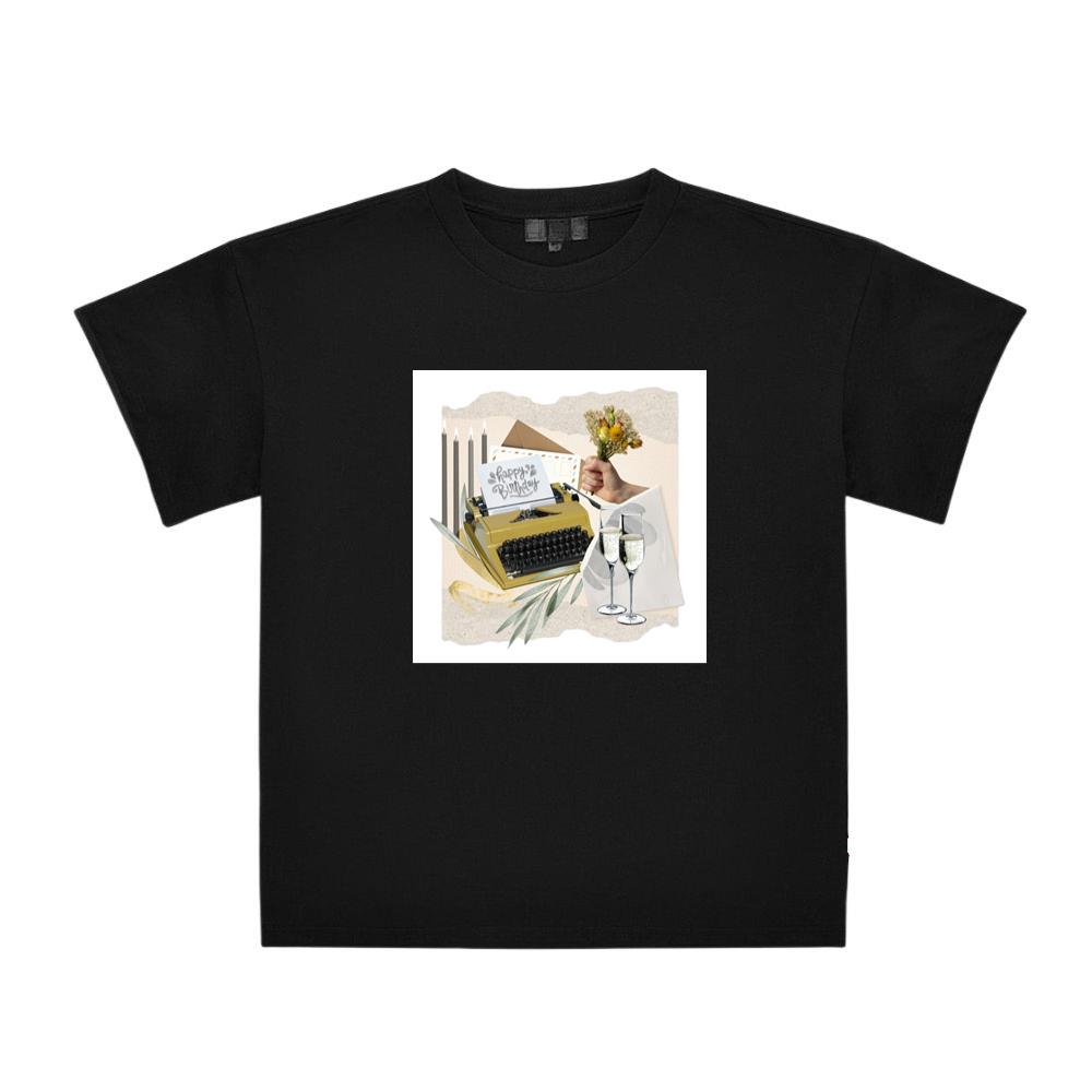 Typewriter Birthday Art T-Shirts