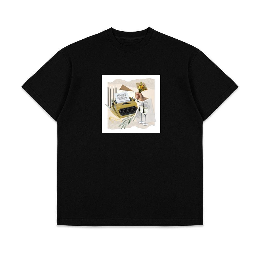 Typewriter Birthday Art T-Shirts