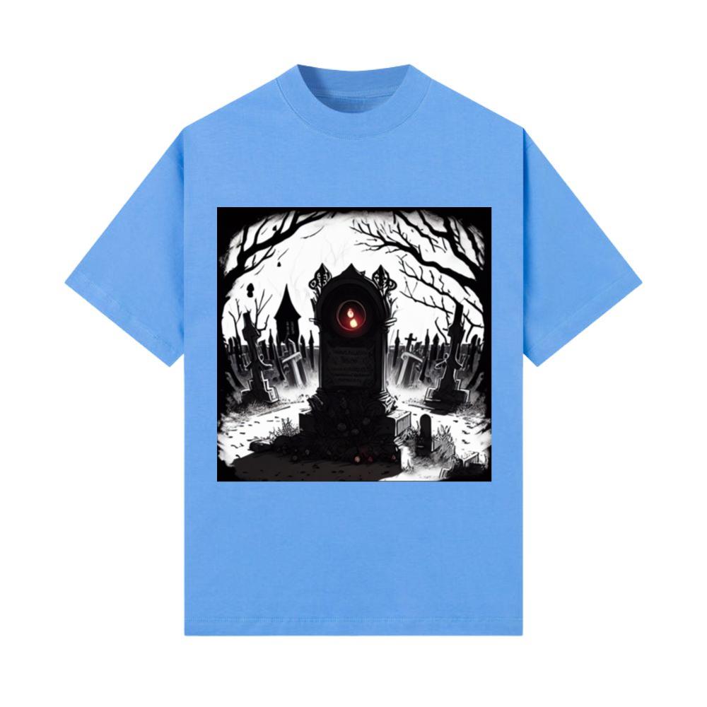 ultra detailed animation of candle in a cemetery T-Shirt