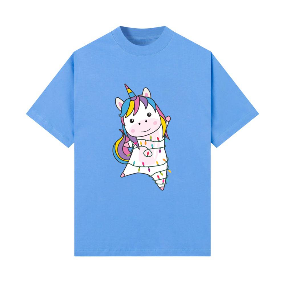 Unicorn Christmas Snow Winter Animals Unicorns T-Shirt