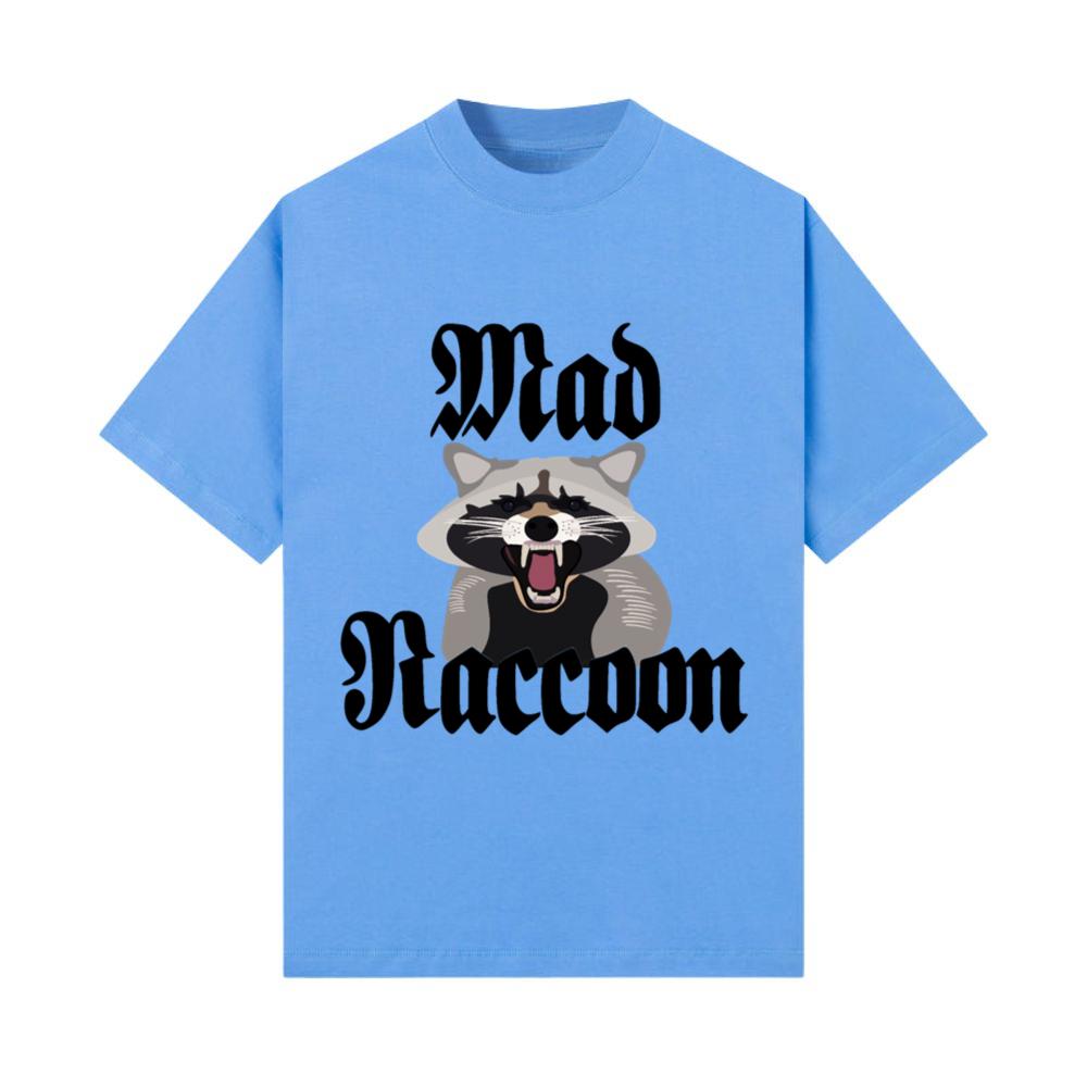 Unleash the Furry Fury A Mad Raccoon Animal Shirt T-Shirt