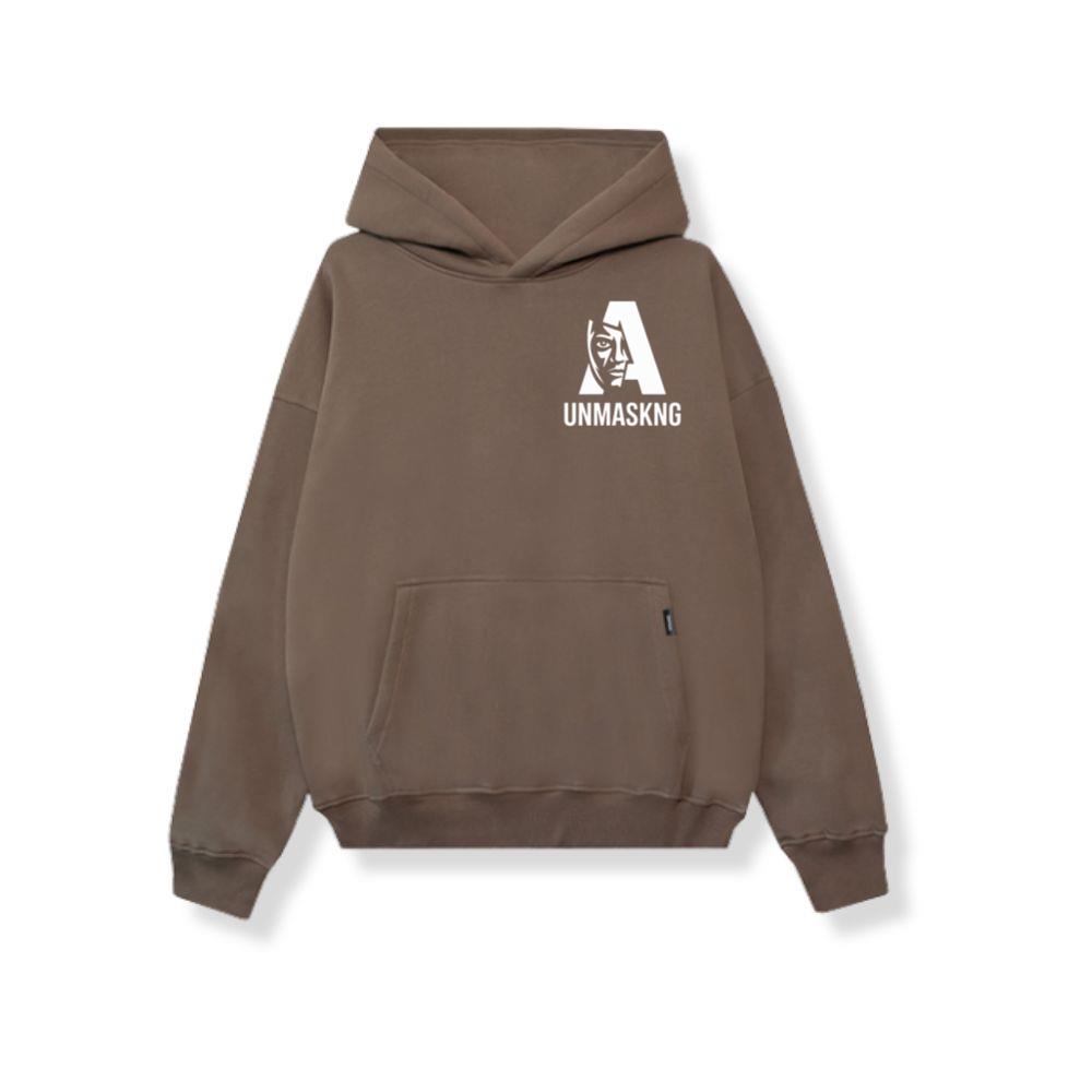 Unmaskng Bold Letter A Graphic Hoodie - Image 2