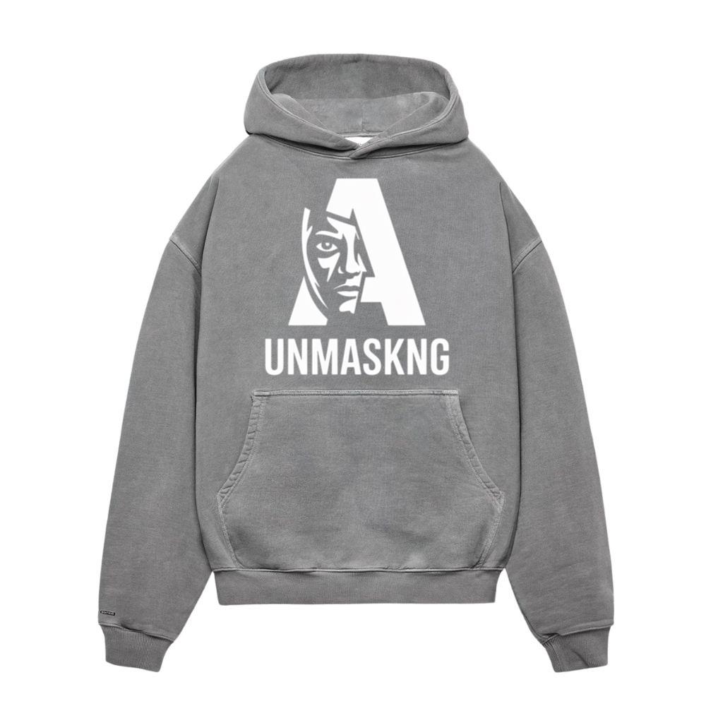 Unmaskng Bold Letter A Graphic Hoodies