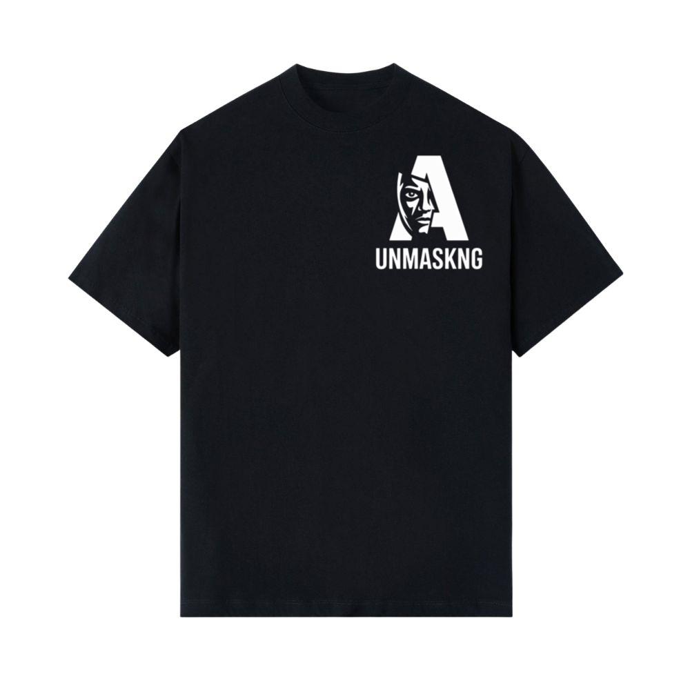 Unmaskng Bold Letter A Graphic T-Shirt