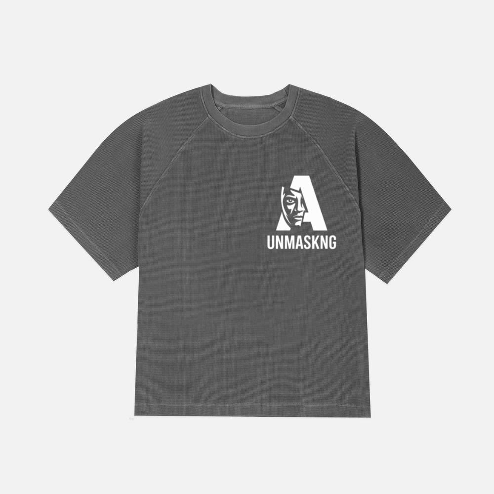 Unmaskng Bold Letter A Graphic T-Shirt - Image 3