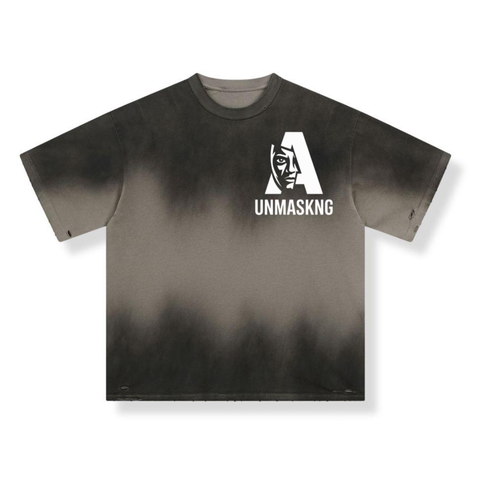 Unmaskng Bold Letter A Graphic T-Shirt