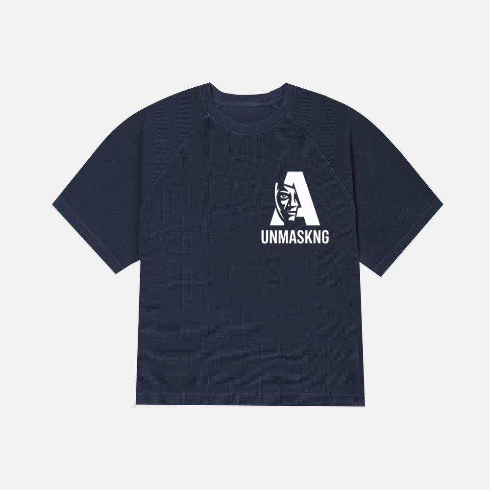 Unmaskng Bold Letter A Graphic T-Shirt - Image 2