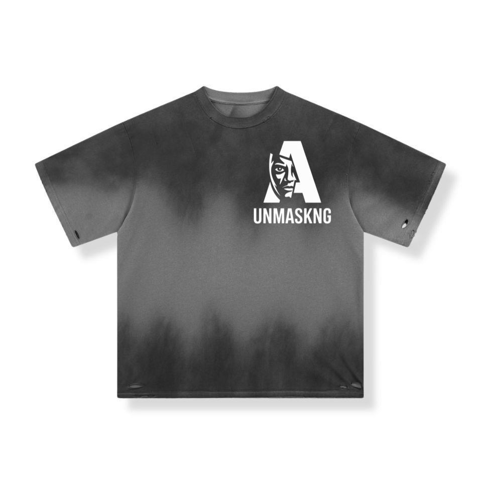 Unmaskng Bold Letter A Graphic T-Shirt - Image 4