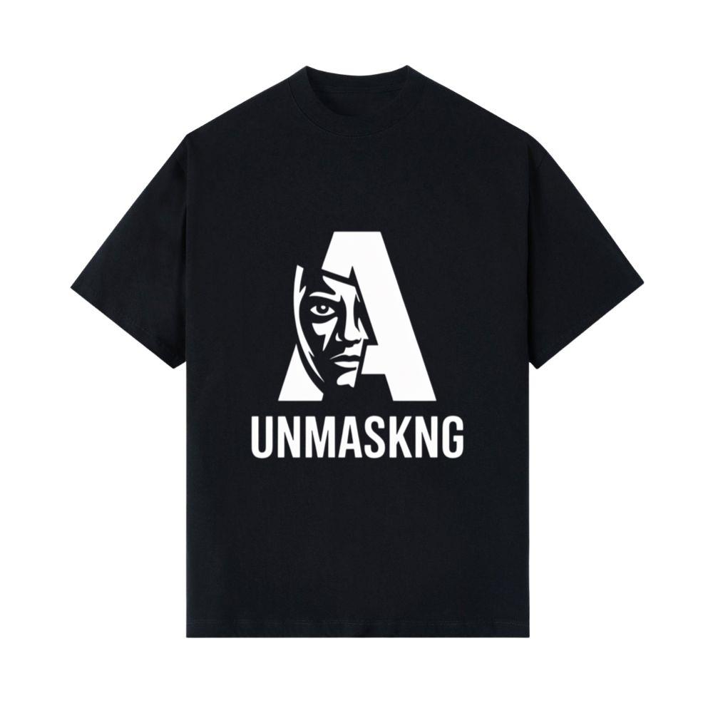 Unmaskng Bold Letter A Graphic T- Shirts