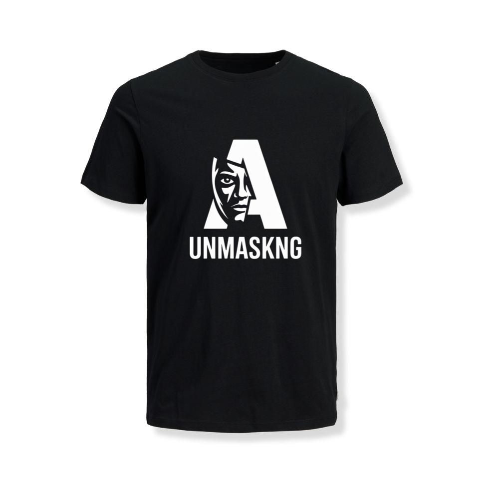 Unmaskng Bold Letter A Graphic T-Shirts