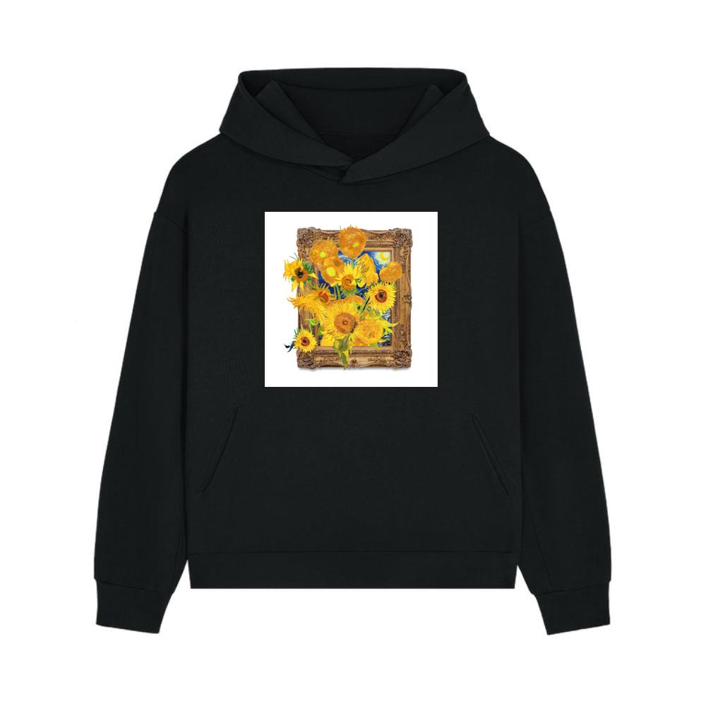Van Gogh's 'Sunflowers' and 'Starry Night' Fusion Hoodie