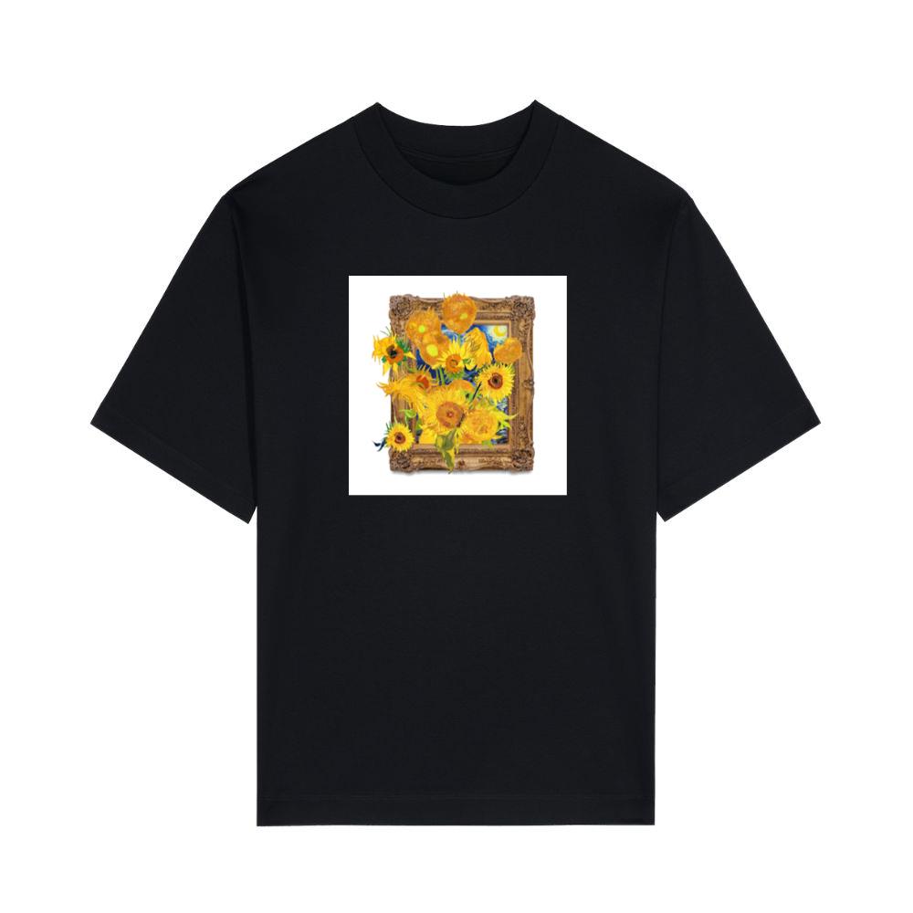 Van Gogh's 'Sunflowers' and 'Starry Night' Fusion T-Shirts